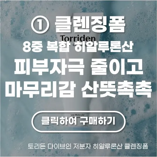 토리든 다이브인 저분자 히알루론산 클렌징폼