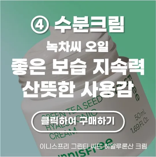 이니스프리 그린티 씨드 히알루론산 크림